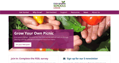 Desktop Screenshot of foodgrowingschools.org