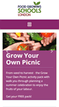 Mobile Screenshot of foodgrowingschools.org